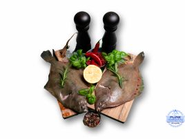 Fresh plaice from the North Sea